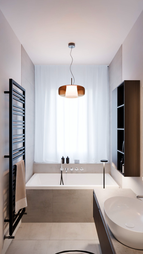 Koupelna minimal – vana