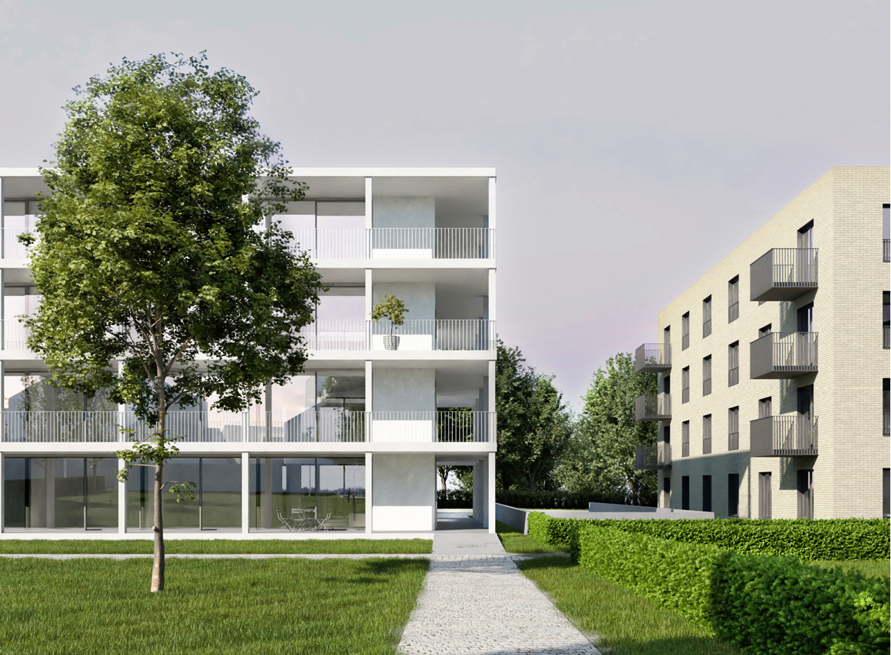 Bytový dům Kladno – exteriér